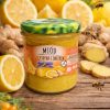 Miód z cytryną i imbirem w słoiku — Pasieka Robinia Miód z cytryną i imbirem w słoiku — Pasieka Robinia
