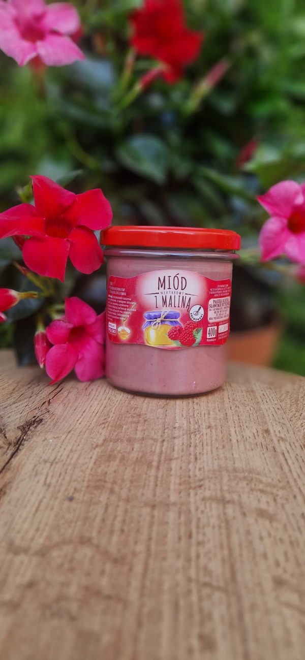 Miód z malinami