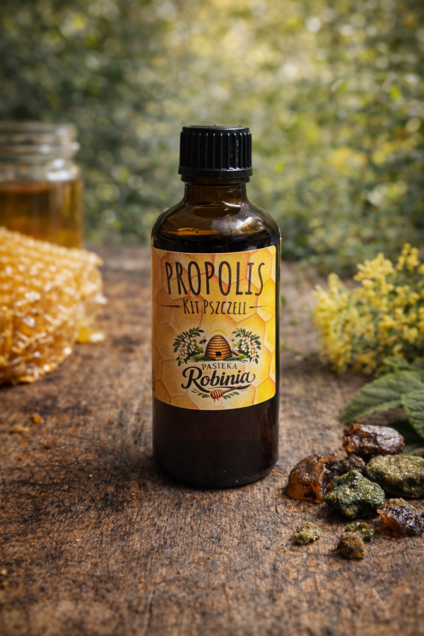Propolis bezalkoholowy w płynie 50ml — Pasieka Robinia